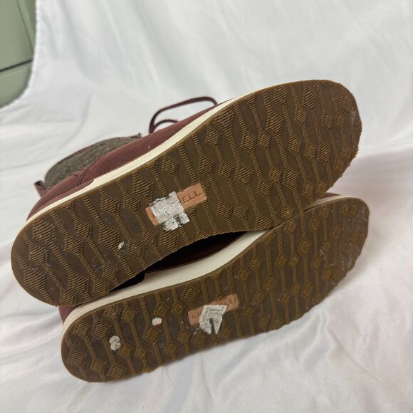 Merrell Roam Leather Mid Platform Wedge Winter Snow Booties Brown Womens Sz 7.5 - Picture 7 of 10